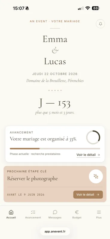 Espace mariés AN Event