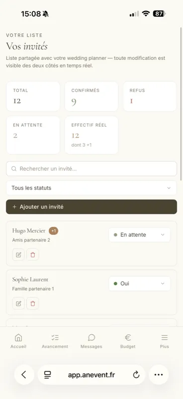 Espace mariés AN Event